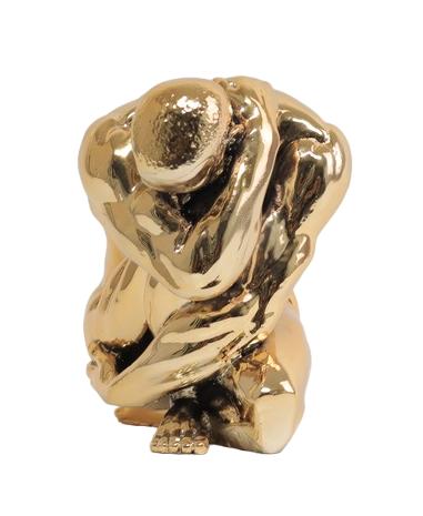 Design gebeugter Mann Figur Statue Skulptur Figuren Skulpturen Dekoration Deko