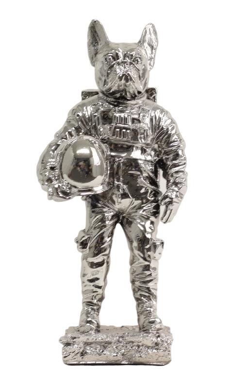 Design Figur Hundeastronaut Skulptur Figuren Skulpturen Dekoration Deko 40 cm