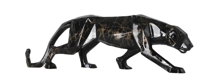 Kubischer Panther Design Abstrakte Figuren Figur Skulpturen Skulptur Statuen Neu