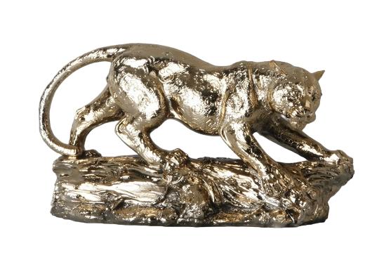 Design Panther auf einem Baum Figur Statue Skulptur Figuren Dekoration Skulptur