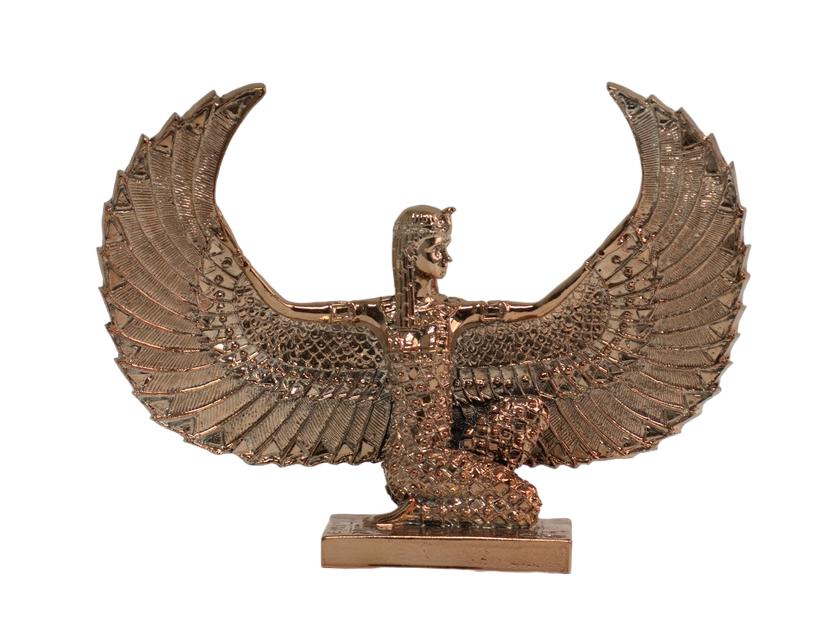 Isis mit riesigen Flügeln Design Figuren Figur Skulpturen Skulptur Statuen Deko