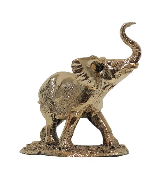 Design Figur Elefant Skulptur Figuren Skulpturen Vergoldet Dekoration Deko Neu