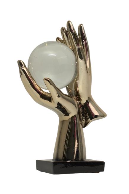 Design Figur Hand Statue Skulptur Figuren Skulpturen Dekoration Deko Neu 30 cm