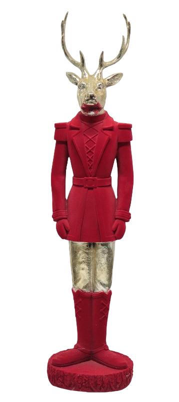 Design Hirschmann Figur Statue Skulptur Figuren Skulpturen Dekoration 132 cm Neu
