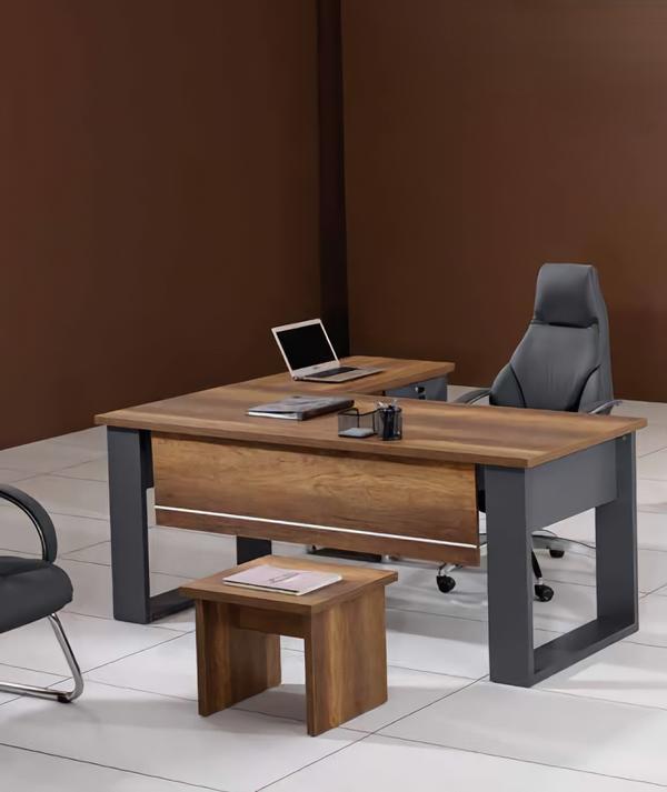 Arbeitszimmer Set Schreibtisch Arbeitsfläche Kommode Couchtisch Holz