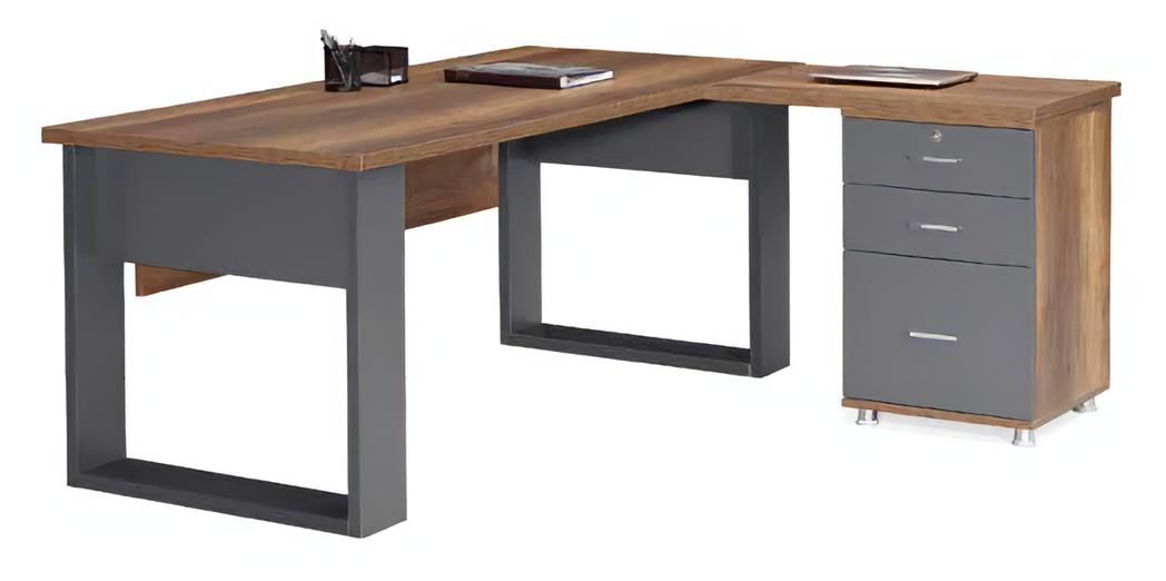 Schreibtisch Arbeitsfläche Kommode Büromöbel Arbeitszimmer Holzmöbel