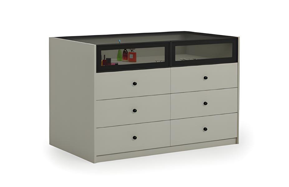 Sideboard Kommode Anrichte Schubladenkommode Vitrine Uhren Schmuck Insel