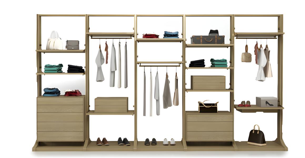 Luxus-Schrank Begehbarer Stauraum Garderobenzimmer Kleiderschrank Ankleidezimmer