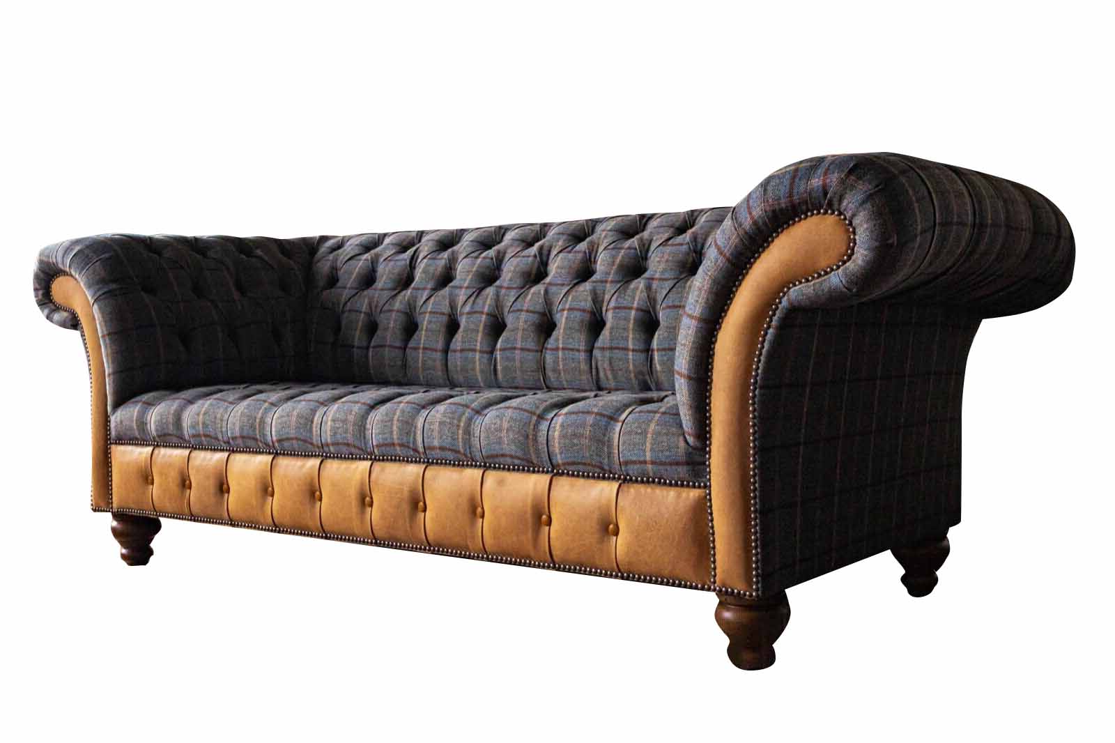 Sofa Luxus Textil Chesterfield Couch Sofas Polster 3 Sitzer Couchen Neu