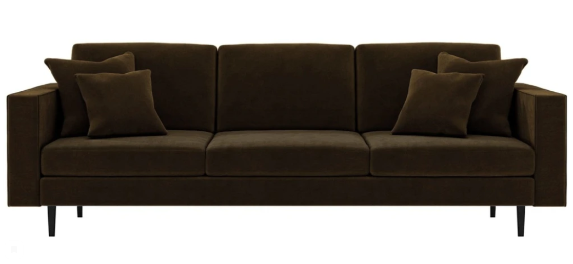 Braun Viersitzer Sofa Stoff Wohnzimmer Design Couchen Polster Sofas Neu Kreative