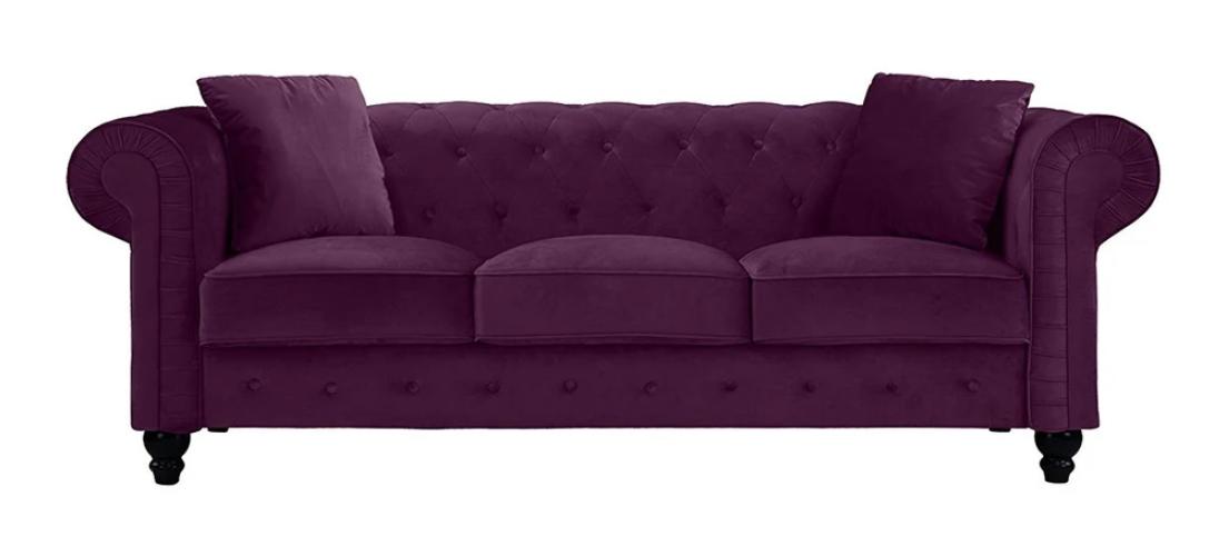 Violett Chesterfield Wohnzimmer Modern Design Couchen Sofa Kreative Möbel Stoff