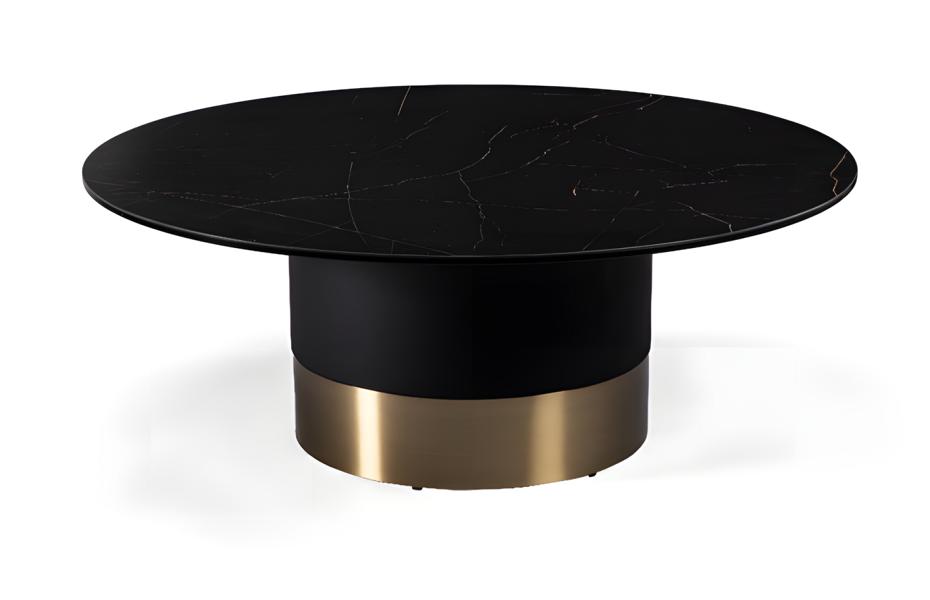 Tisch Modern Luxus Couchtisch Doppel Rund Couchtisch Wohnzimmer Möbel Tisch
