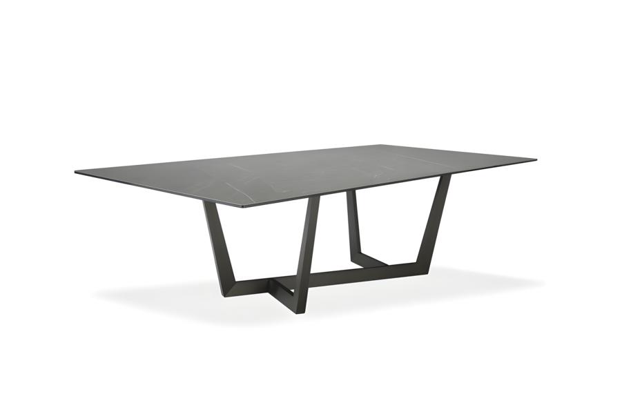 Esstisch Esszimmer Tisch Metall Grau Tische Esstische Möbel Einrichtung