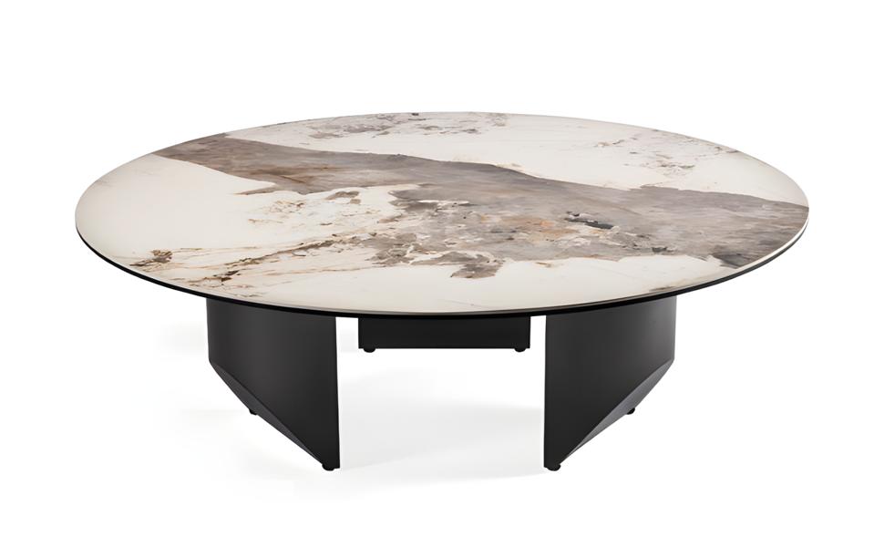 Couchtisch Design Modern Schwarz Farbe Möbel Elegantes Wohnzimmer