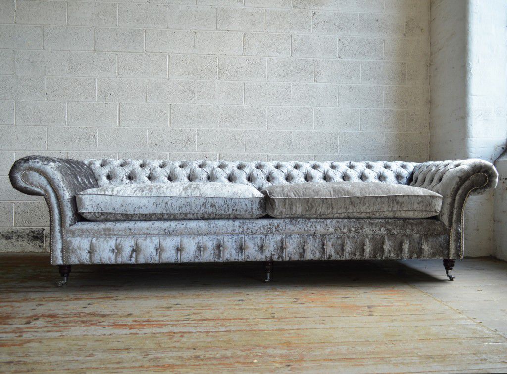 Chesterfield design luxus Sofa Polster couch garnitur Leder 5 Sitzer 10005197