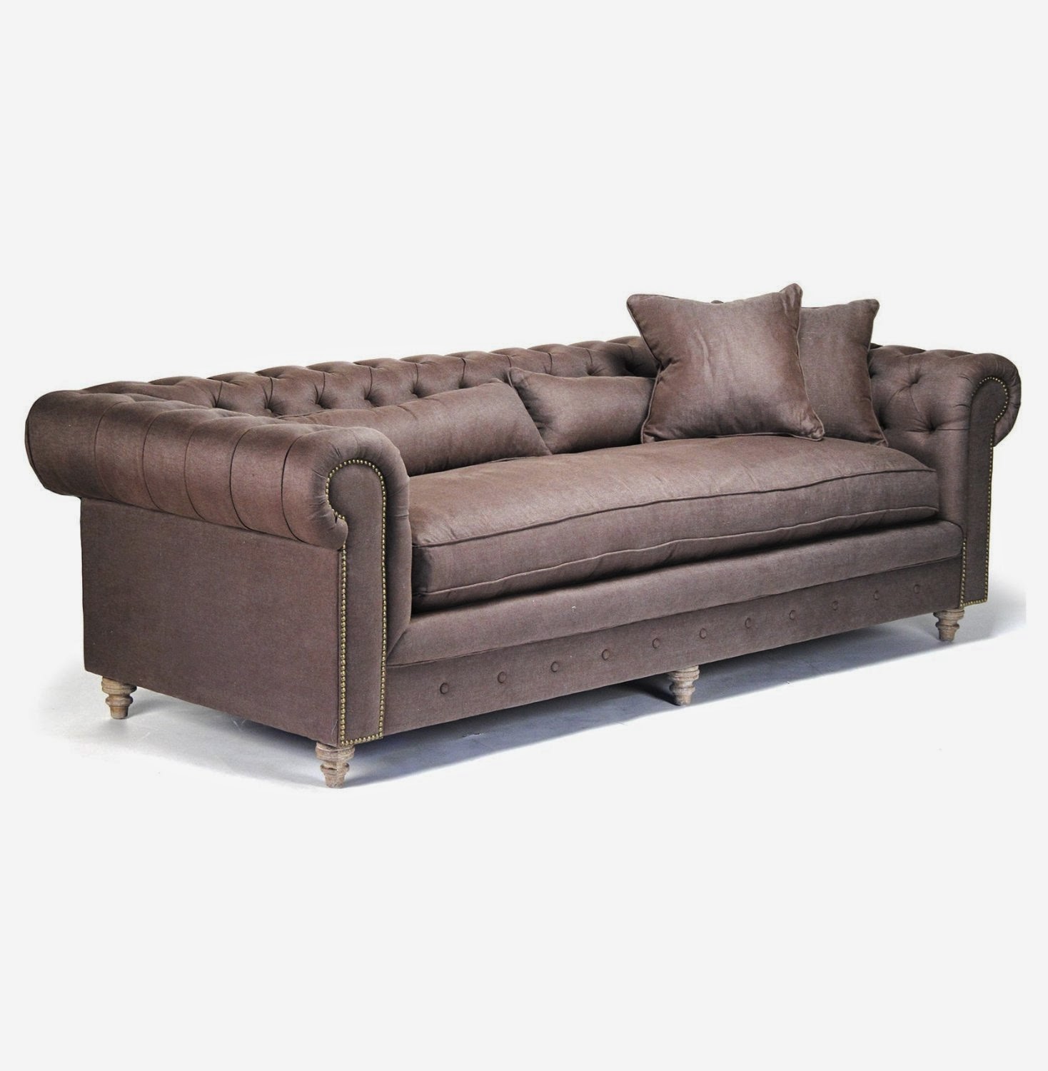 Chesterfield Sofa 3 SITZER Polster Designer Couchen Sofas Garnitur 2016-17