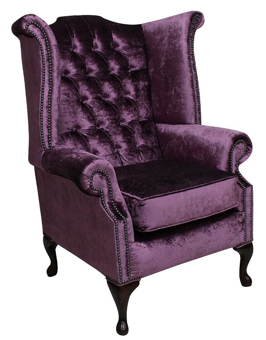 Echter Chesterfield Ohrensessel Sessel Couch Sofa Polster Sitz Lounge Relaxsitz
