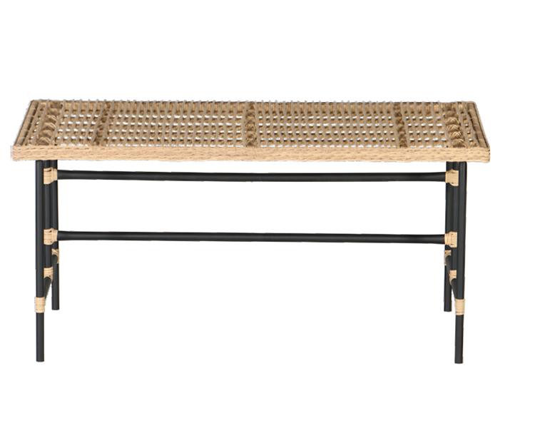 Esstisch Hochwertiges Rattan Luxus GartenMöbel Terrasse Balkon Design Modern