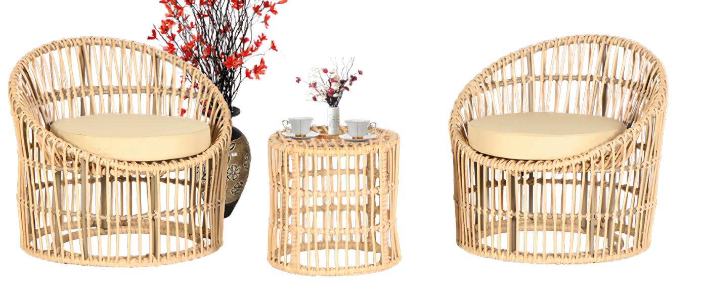Garten Möbel Set 3tlg Sitzmöbel Garnitur Terrasse Couchtisch Sessel Hochwertiges