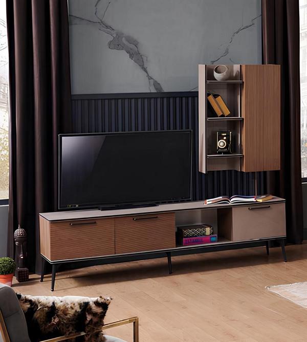 RTV Vitrine TV-Möbel Fernsehschrank TV-Lowboard TV-Board Medienmöbel TV-Konsole