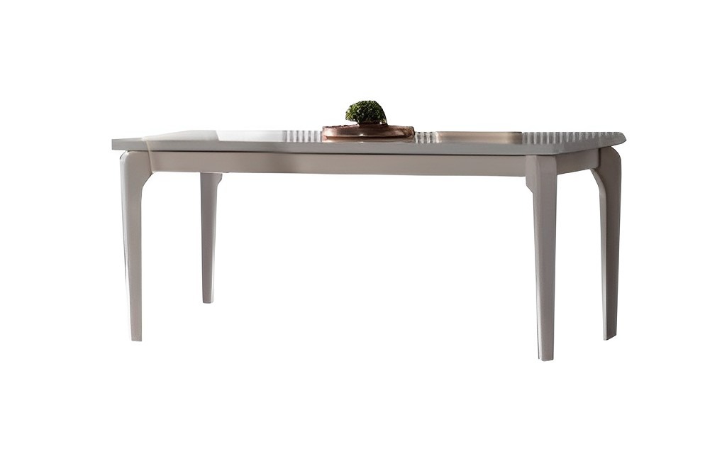 Esszimmer Esstisch Beige Rechteckig Tisch Essplatz Holztisch Lux Moderne Möbel