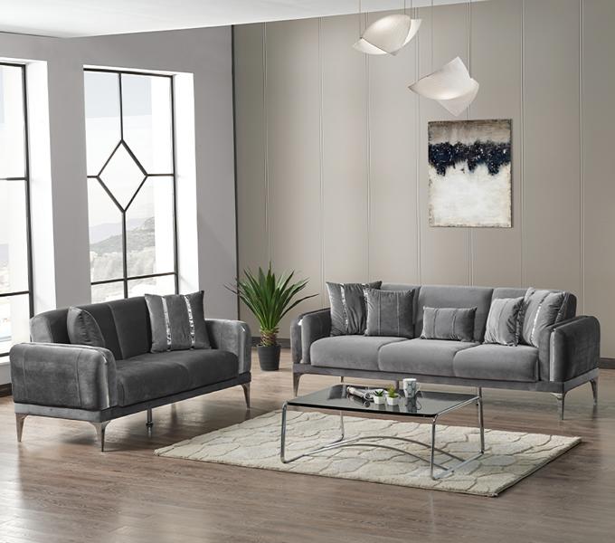 Sofagarnitur 3 2 Sitzer Wohnlandschaft Sofa Couch Polster Garnitur Sofas 2tlg.
