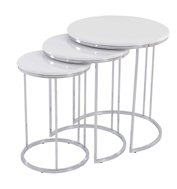 Couchtisch 3x Grau Kaffeetisch Beistelltisch Design Wohnzimmertisch Tische