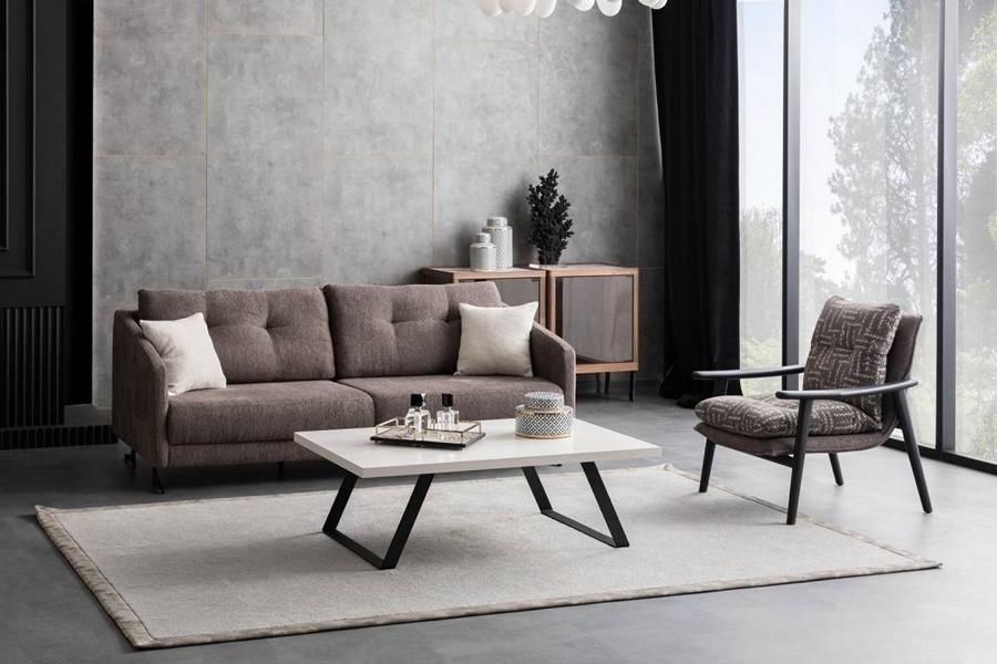 Sofagarnitur Couchgarnitur Sofa 3 Sitzer Sessel Abnehmbares Sitzkissen 2tlg