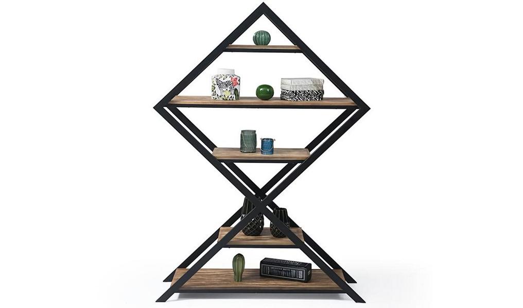 Bücherregal modernes Standregal Aktenregal Deko-Regal und Raumteiler für Büro