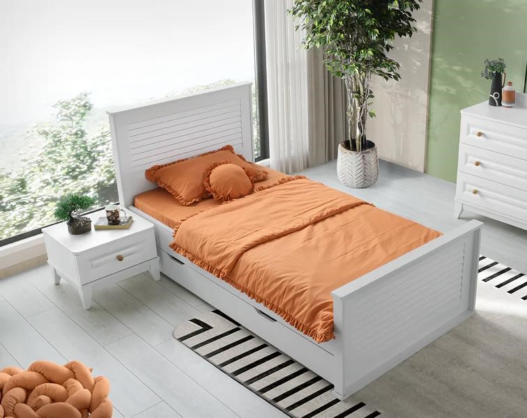 Kinderzimmer Set – 2-tlg. Nachttisch und Bett praktische und stilvolle Möbel
