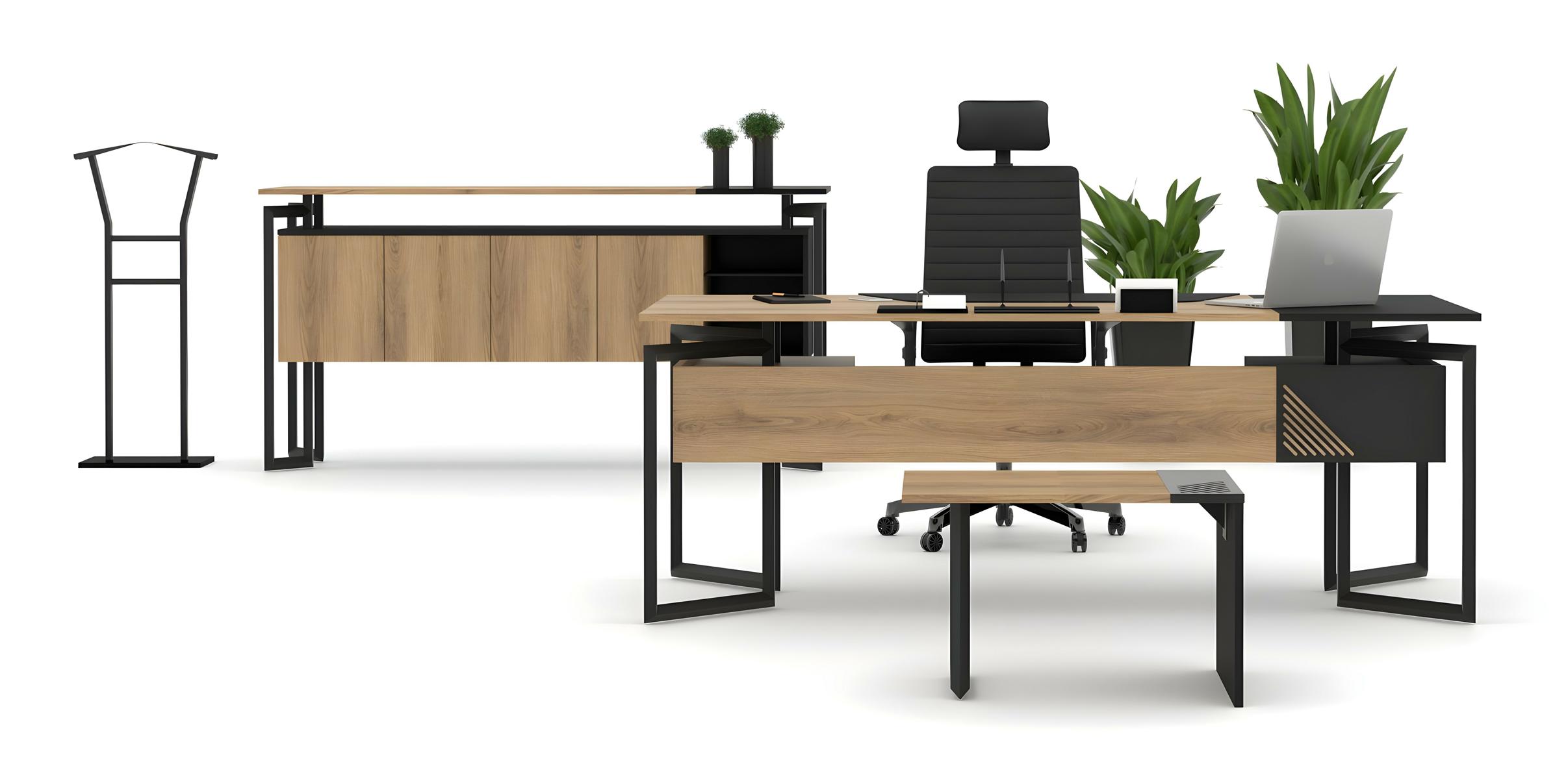 Schreibtisch Büroschrank Kommode Couchtisch Arbeitszimmer Set Büromöbel