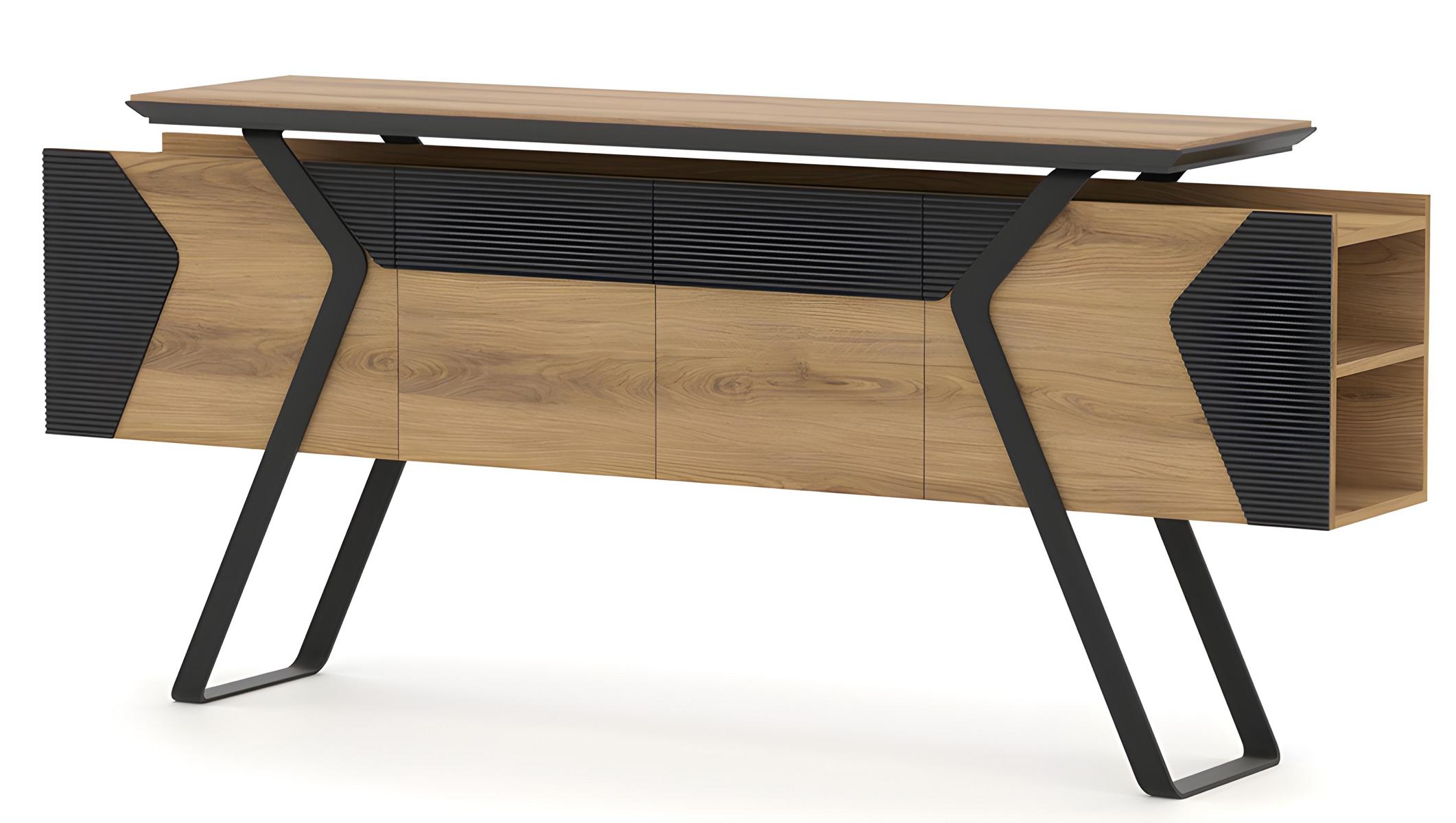 Sideboard Schrank Aktenschrank Büroschrank Arbeitszimmer Büromöbel Holz