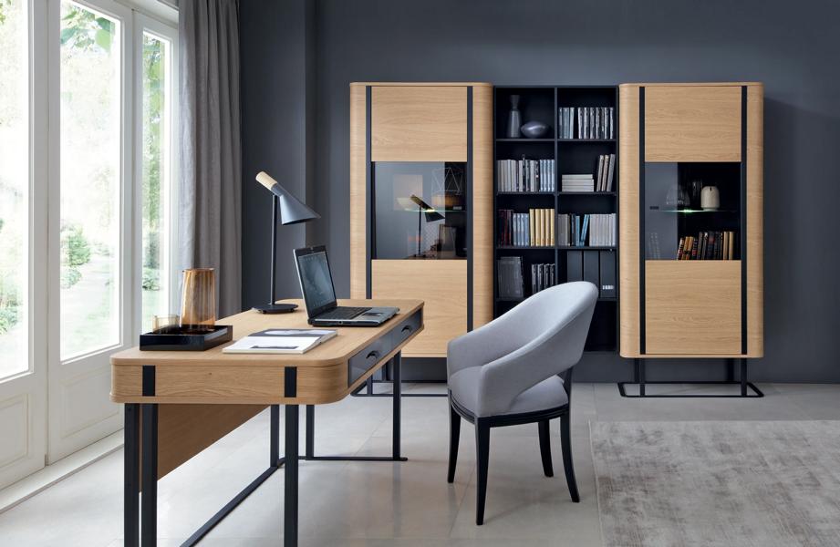 Komplett Büro Arbeitszimmer Set Schreibtisch Aktenschrank Einrichtung