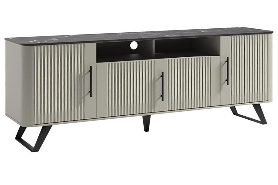 Fernsehkommode TV-Lowboard TV-Möbel Medienmöbel Fernsehtisch 185x65cm