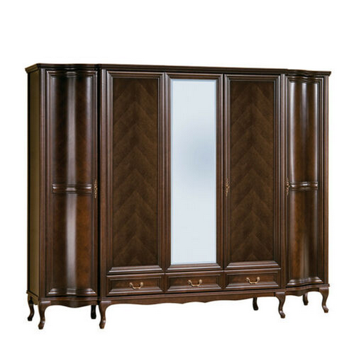 Klassische Schränke Schrank Schrankwand 5 Türen Holz Neu Italienische Möbel