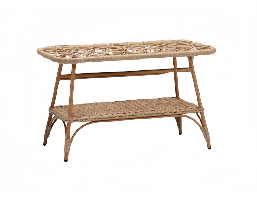 Modern Luxus Couchtisch Kaffeetisch Sofatisch Beistelltisch Holz Beige Tisch