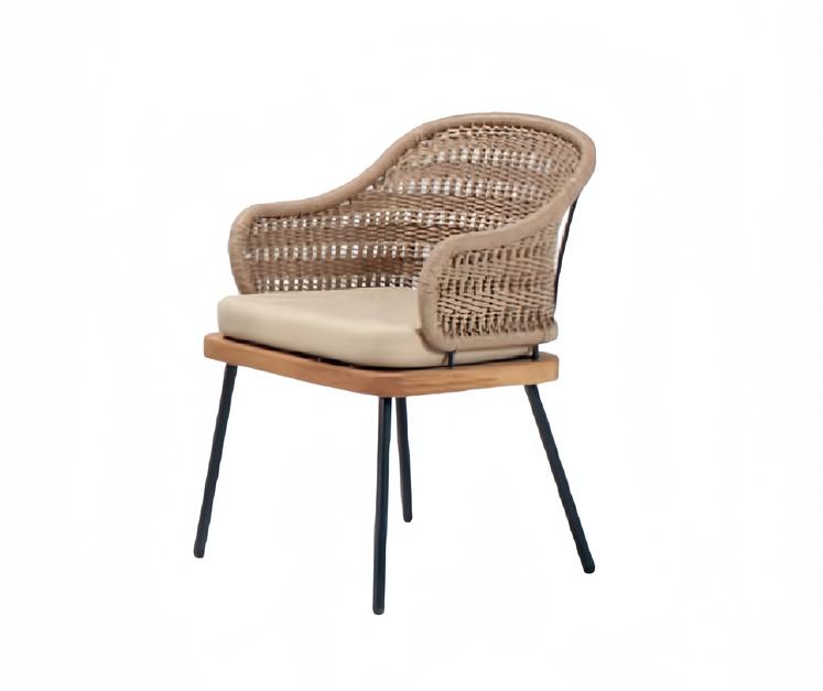 Sessel Beige Design Couch Sofa Relax Rattan Lounge Sitzer Luxus Sitz Modern