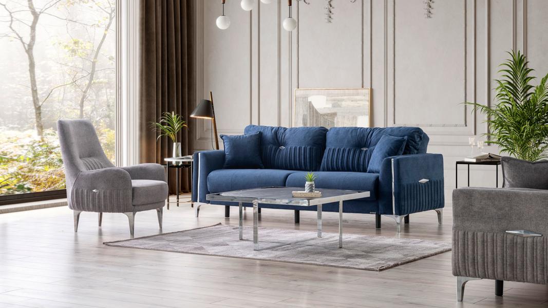 Komfortable Sofagarnitur 3+1 Sitzer Stilvolles Design für Entspanntes Wohnen