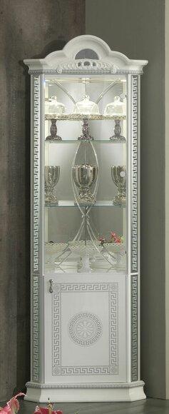 Eckschrank Luxus Vitrine Vitrinen Schrank Holz Schränke Italienische Sofort