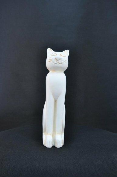 42cm Design Katze Dekoration Figur Skulptur Acryl Deko Statue