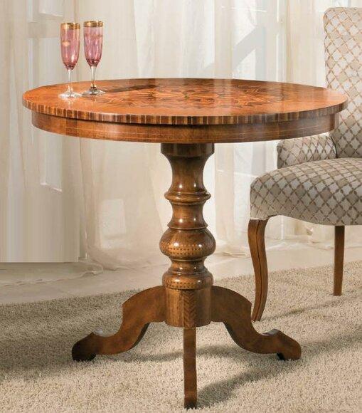 Esstisch Luxus Rund Tisch Massiv Holz Italien Esszimmer Tische Runde Möbel Sofort