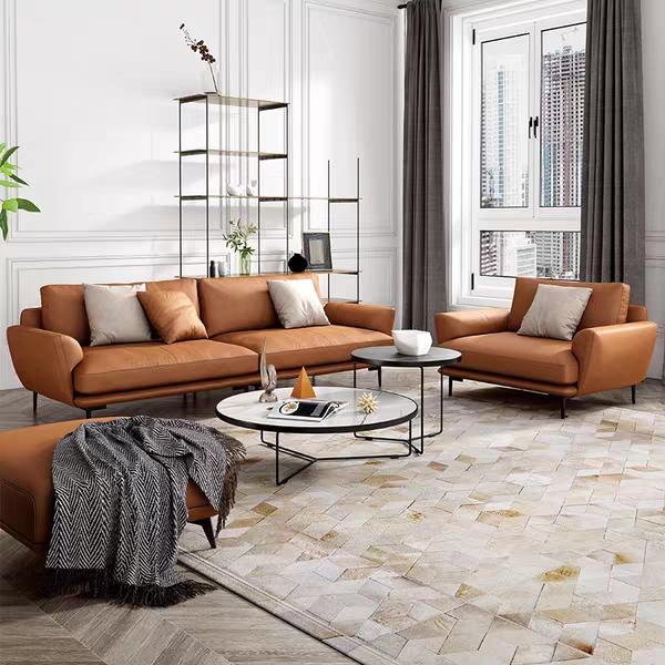 Sofa Set 2+1+1 Ledersofa Couch Garnitur Design Modern Sofagarnitur Sofort