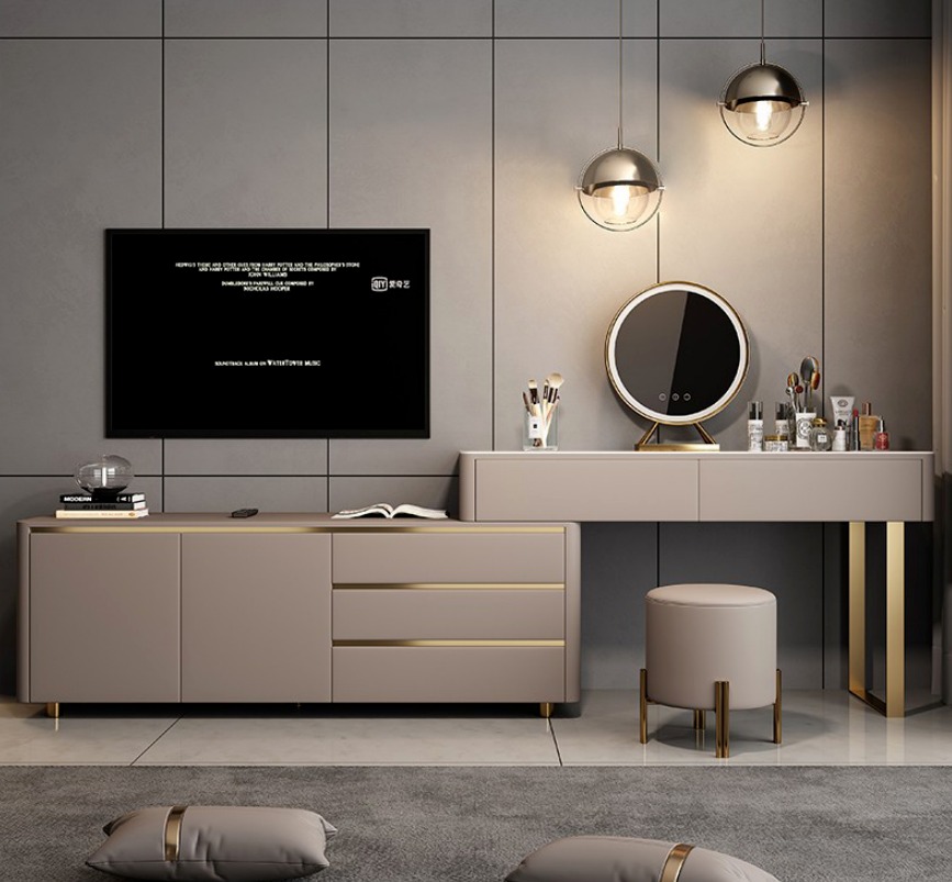 Schminktisch mit RTV Schubladen Frisiertisch Luxus Konsole Schlafzimmer Sofort