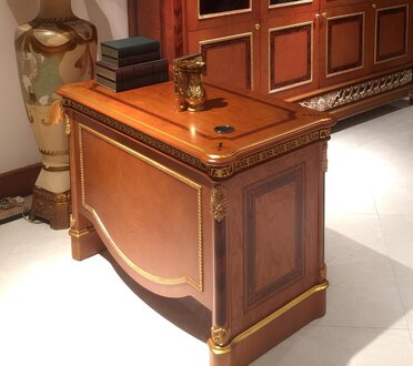 Bürotisch Design Klassische Büromöbel Barock Rokoko Holz Tische Sofort