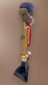 Saxophon Büste Figur Statue Skulptur Figuren Skulpturen Dekoration Sofort