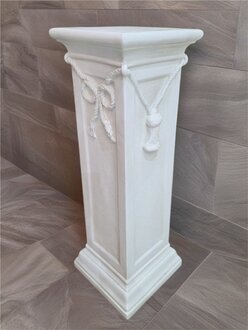 Weiß Dekorative Blumensäule Blumenständer Säule im griechischen Stil Sofort