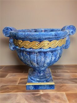 Design XXL Obst Schale Vase Deko Ellipse Vasen Antik Schalen Dekoration Sofort