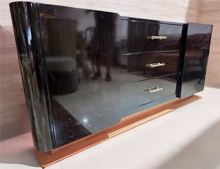 Moderne Holz Kommode Sideboard Kommoden Low Boards Wohnzimmerschrank Sofort