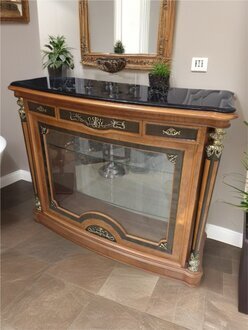 Bartisch Bar Tresen Hausbar Tische Barock Rokoko Edler Luxus Stil Holz Sofort