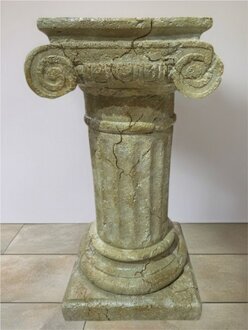 Dekoration Säule Säulen Stein Antik Stil Römische Dekor Weiß Ständer Sockel Sofort